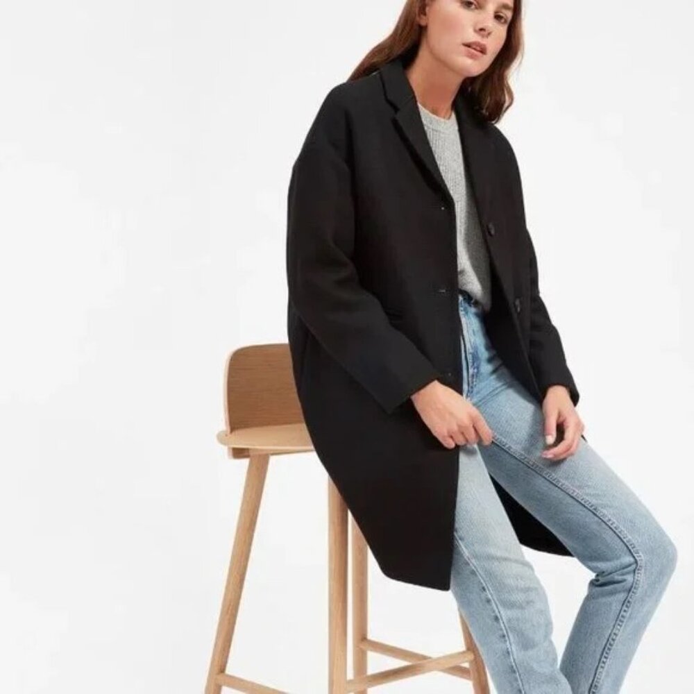 Everlane Cocoon Coat, Black Size 2